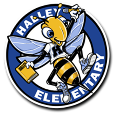 Halley Elementary School logo